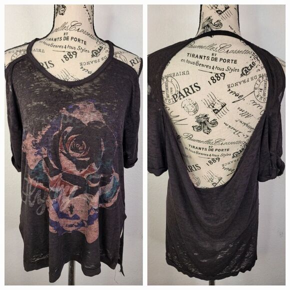 We The Free Pullover Top Womens XS East to West Fly By Tour Deconstructed - Picture 1 of 9